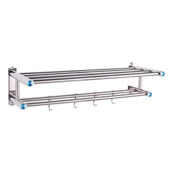 Toallero Pared Acero Inoxidable Estante Baño Colgante Toalla