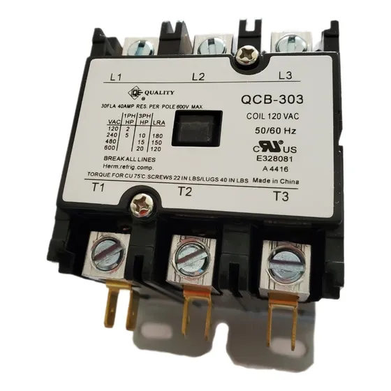 Contactor 3 Polos 120v 30 Amp Qe Quality P Aire Acondicionad