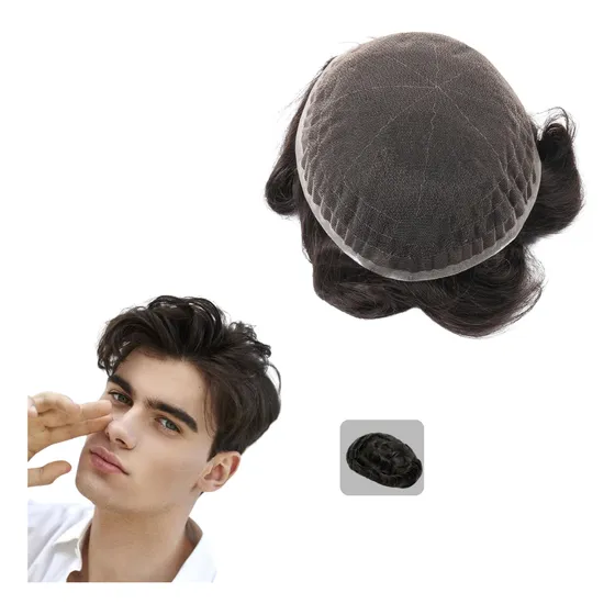 Prótese Capilar Full Lace Castanho Escuro Com 100% Densidade
