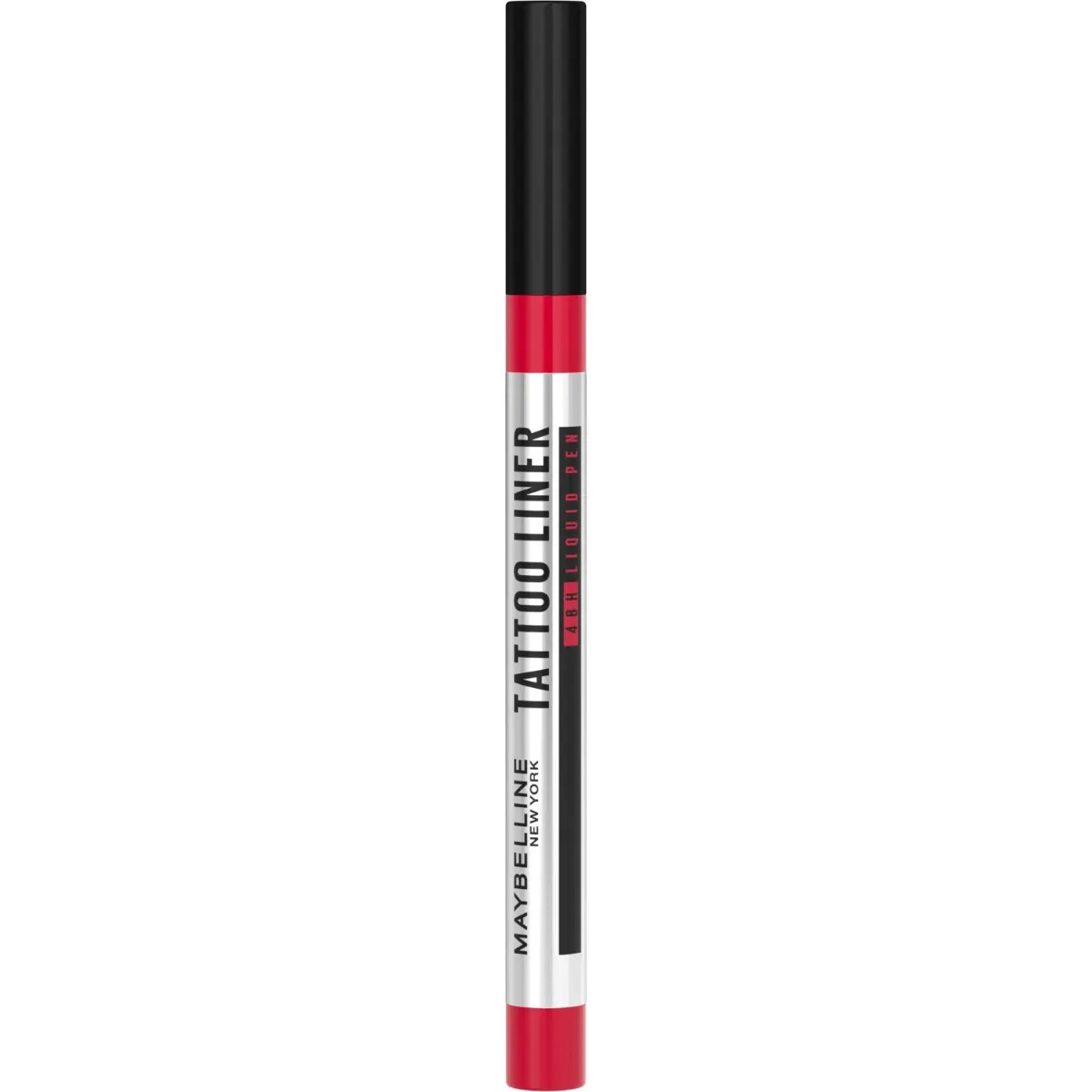 Caneta Delineadora Ponta Flexível Alta Precisão Longa Duração 48H À Prova D'água Não Borra Acabamento Fosco Profissional Preto Tattoo Liner Maybelline NY 1g Caneta Delineadora Ponta Flexível Alta Precisão Longa Duração 48H À Prova D'água Não Borra Acabamento Fosco Profissional Preto Tattoo Liner Maybelline NY 1g