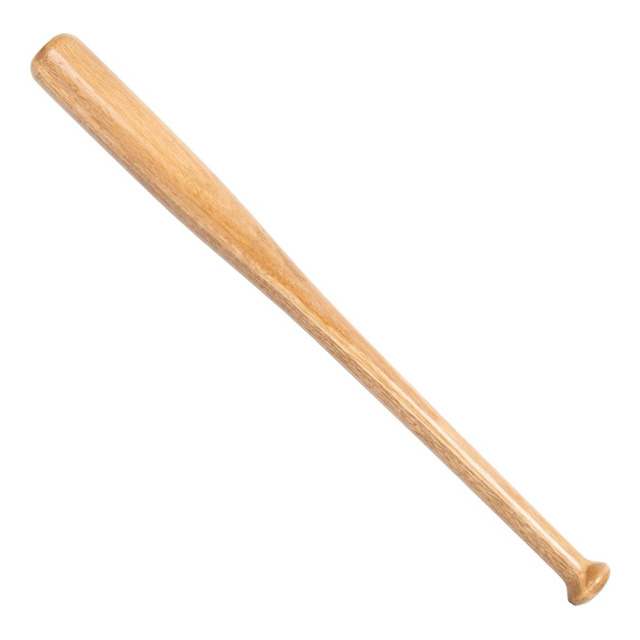 Taco Cru Natural Bastao Baseball Beisebol Madeira 70cm Taco Cru Natural Bastao Baseball Beisebol Madeira 70cm
