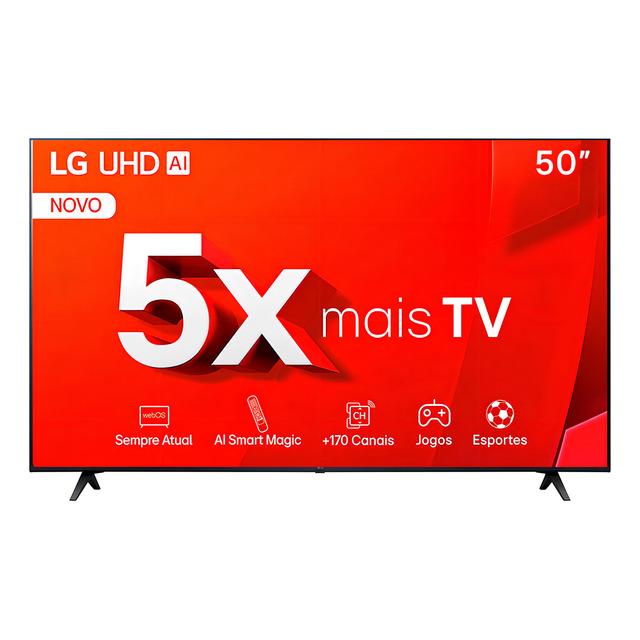 Smart Tv LG 50 4k Uhd Hdr Thinq Ai Pro Wi-fi Bluetooth Alexa Apple Airplay - 50tu801c0sa Smart Tv LG 50 4k Uhd Hdr Thinq Ai Pro Wi-fi Bluetooth Alexa Apple Airplay - 50tu801c0sa