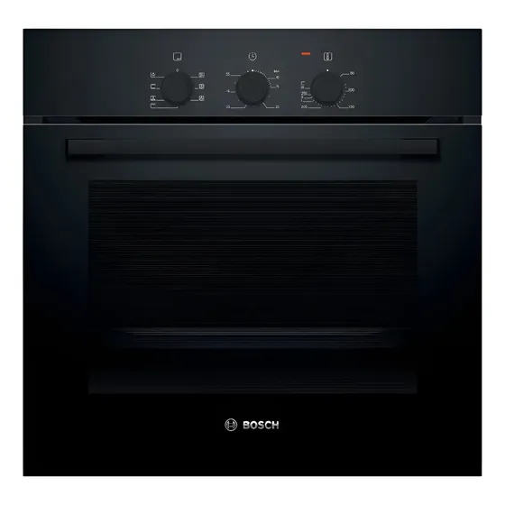 Horno Bosch Electrico Empotrable 60cm Hbf011ba2 Negro