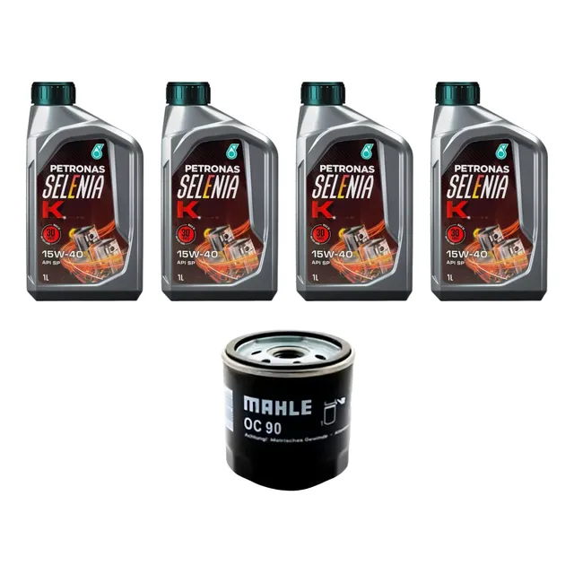Kit Troca Óleo Selenia 15w40 Fiat Stilo 1.8 8v 2002/2011