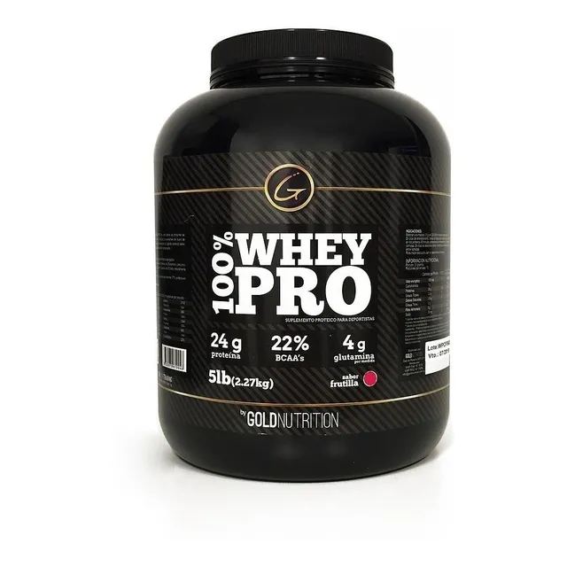 Whey Protein En Polvo Gold Nutrition 100% Whey Pro 5 Lb