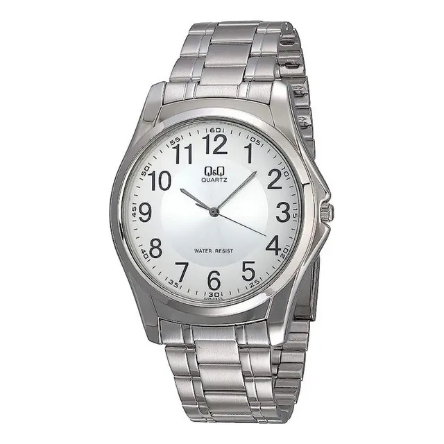 Reloj Para Hombre Q&q Q206j204 Q206j204y Plateado