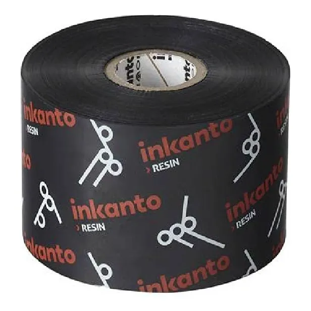 Ribbon De Resina Inkanto 65mm X 74m Caja Con 9 Color Negro