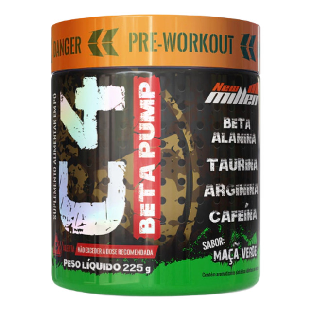 Suplemento Em Pó C4 Beta Pump 225g New Millen Sabor Maçã Verde Suplemento Em Pó C4 Beta Pump 225g New Millen Sabor Maçã Verde