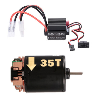 540 Motor Elétrico Escovado 35t 60a Escovado Esc Combo Para 540 Motor Elétrico Escovado 35t 60a Escovado Esc Combo Para