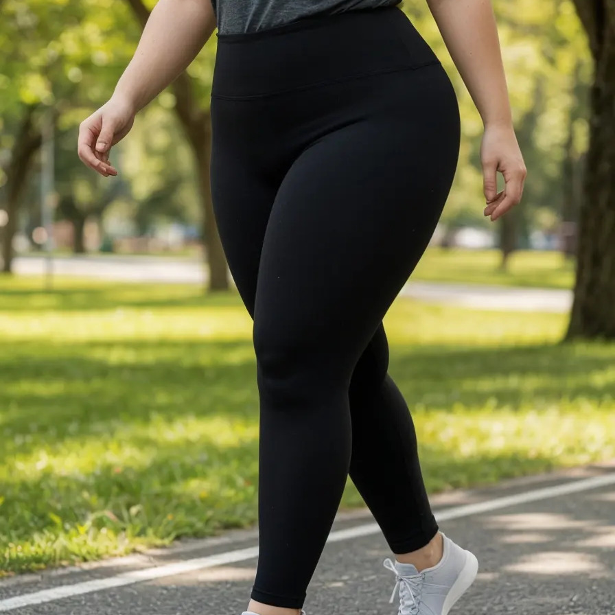 Legging Plus Size Academia com Costura Reforcada
