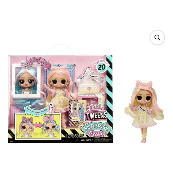 Lol Surprise Tweens Swap Muñeca Con Cabezal Intercambiable