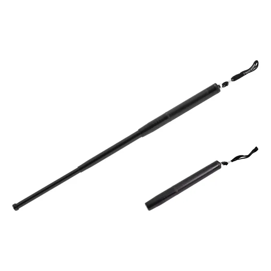Baston Policial Extensible Mango De Metal - 3 Tramos - Funda