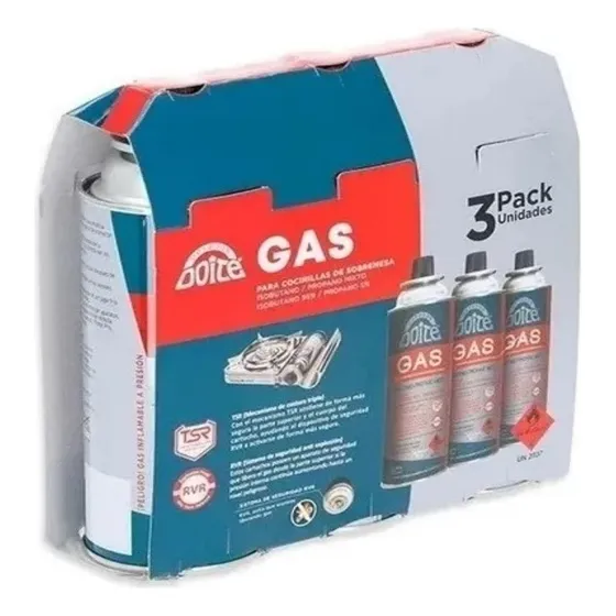 Pack Gas Doite Propano Butano Cocinilla Soplete Encimera 227