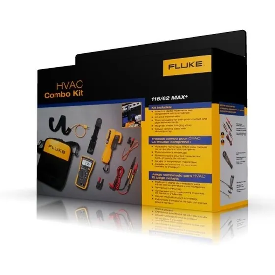 Kit Multímetro Y Termómetro Infrarrojo Fluke 116 / 62 Max+