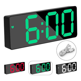 Relógio Digital De Mesa E Parede Led Com Data E Alarme Relógio Digital De Mesa E Parede Led Com Data E Alarme