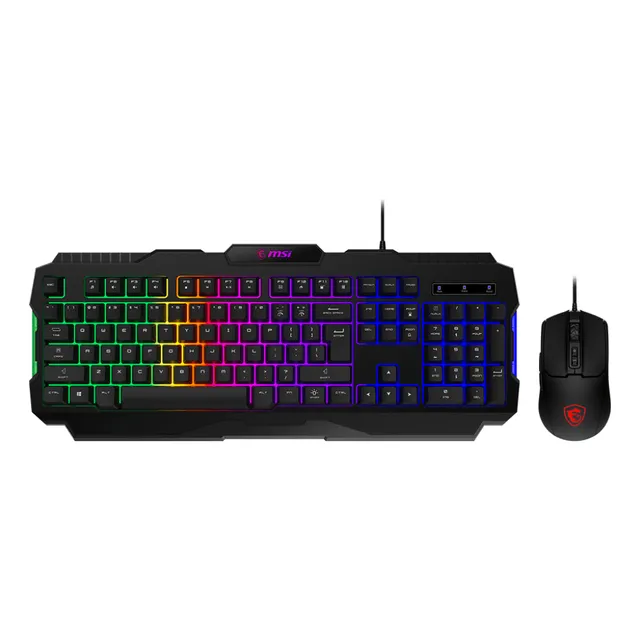 Msi Forge Gk100 Combo Teclado Y Mouse Gaming Rgb