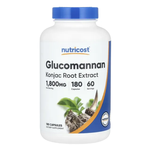 Nutricost Glucomannan Cápsulas 120 Unidades