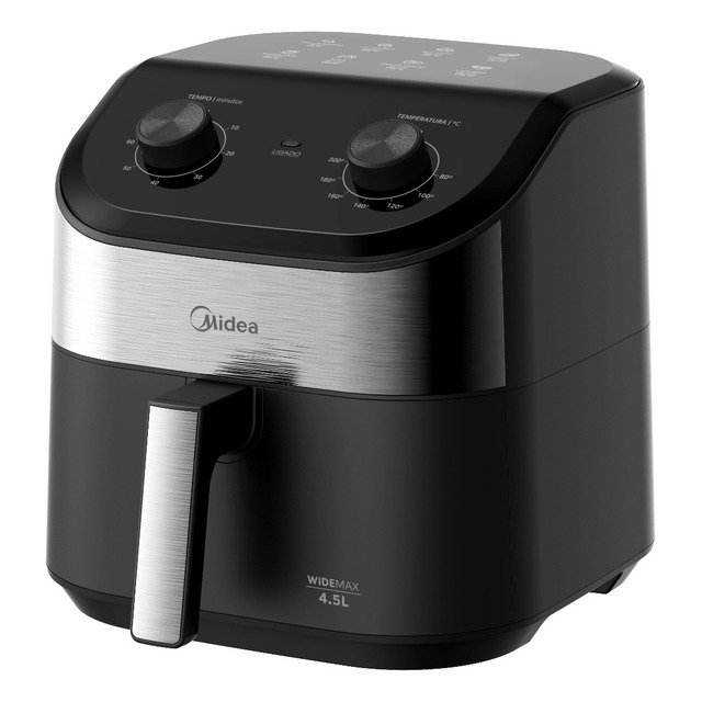 Fritadeira Air Fryer 4,5l Widemax Midea Preto