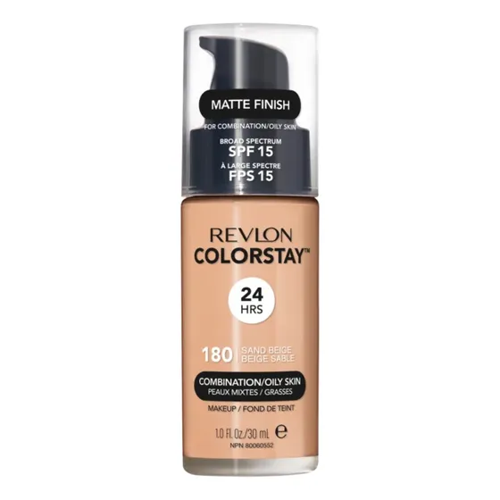 Base de maquiagem líquida Revlon ColorStay Makeup Cor 180 Sand Beige - 30L