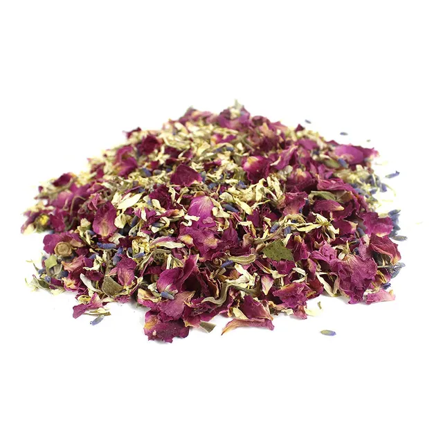 Confeti Boda Petalo Flor Seca Natural Pieza Papel Cono Para