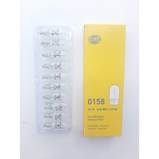 Caja 10 Pzs Foco Miniatura Hella 0158 12v3w Caja 10 Pzs Foco Miniatura Hella 0158 12v3w
