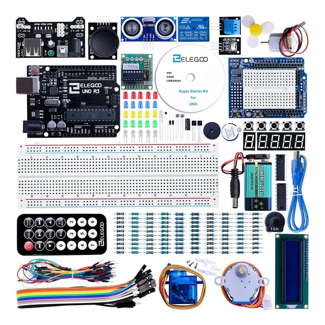 Súper Kit Iniciación Proyecto Uno Elegoo Y Tutorial Arduino