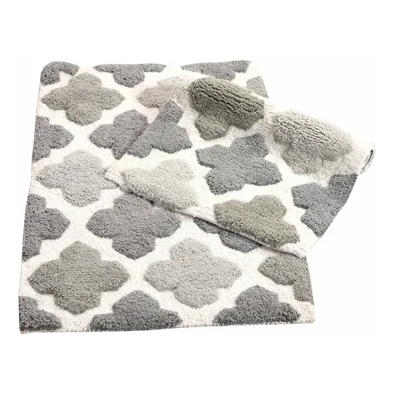 Alfombrilla Marroquie Tamaño L 2 Baño Color Gris