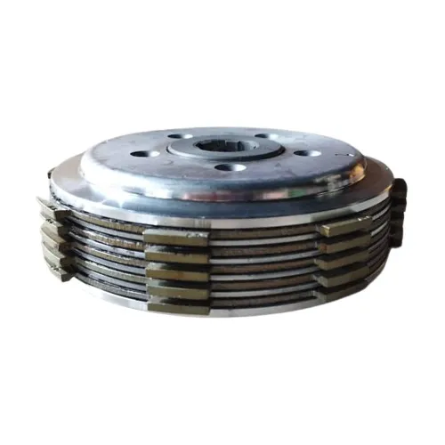 Crochera Cg 4 Tornillos Centro Moto Discos Campana Completa