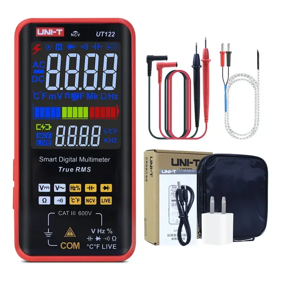 Multímetro Digital Profesional Recargable Ncv 600v Uni-t