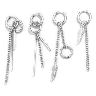4 Unids/set De Pendientes De Cadena Larga De Moda Para Hombr 4 Unids/set De Pendientes De Cadena Larga De Moda Para Hombr