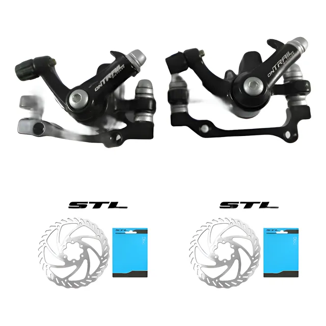 Kit Completo Frenos De Disco Mecánico Bicicleta Envio Gratis