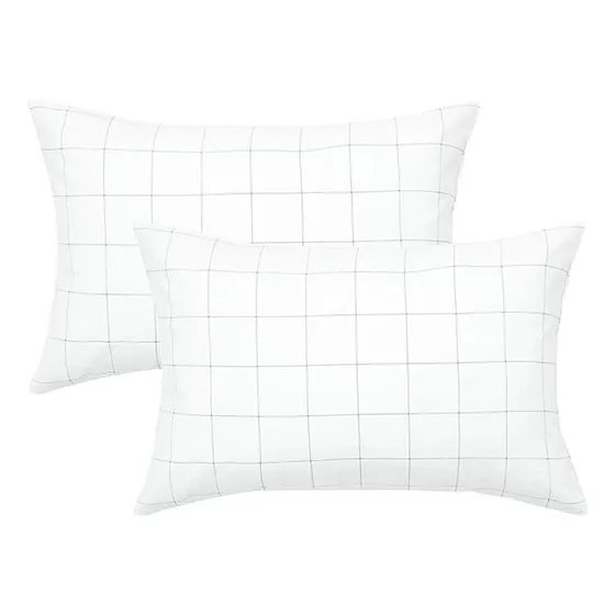 Jellymoni Juego De 2 Fundas De Almohada Estándar De Algodón