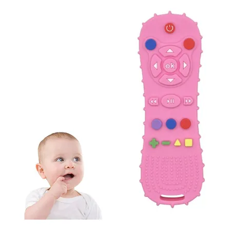 Mordedor Sensorial Silicona Bebé Control Remoto Molares