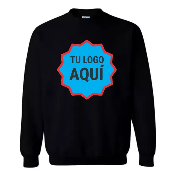 Buzo Cuello Redondo Estampado Personalizado Foto Logo 