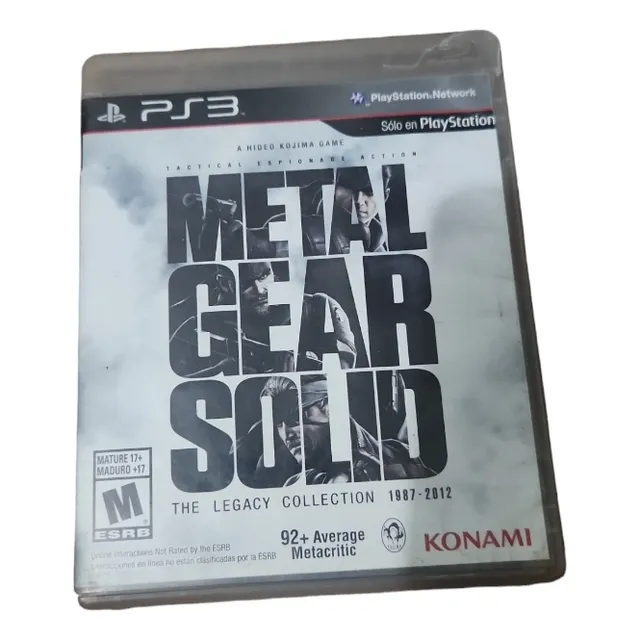 Metal Gear Solid Legacy Collection Ps3 Fisico