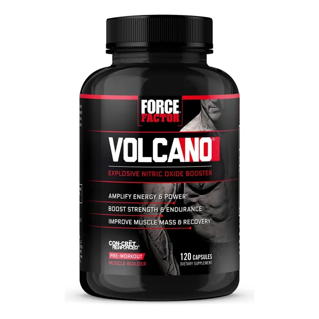 Force Factor Volcano Suplemento Potenciador De Óxido Nítrico
