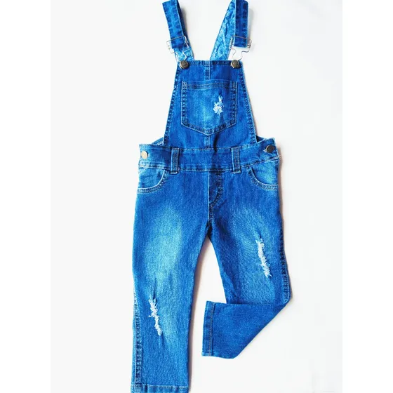 Jardinero Tiki Jeans Niña Infantil Talles 2 Al 16