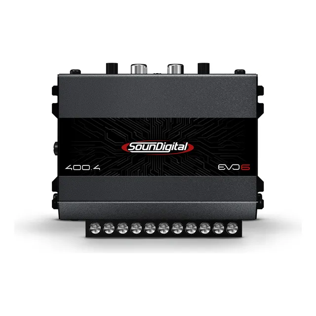 Módulo Soundigital Sd400.4 Evo6, 4 canales puente, 4 ohmios, color gris oscuro