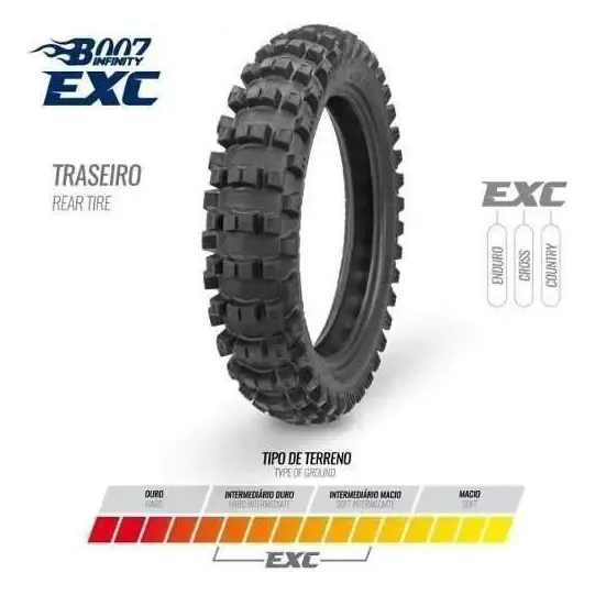 Pneu Borilli 110/100-18 B007 Exc Infinity