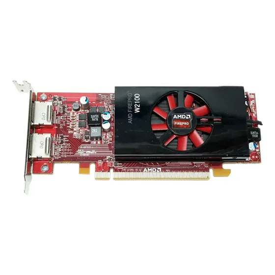 Tarjeta De Video Grafica Amd Firepro W2100 2gb Perfil Bajo