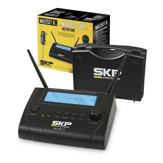 Microfono Doble Inalambrico Skp Multiset Ii