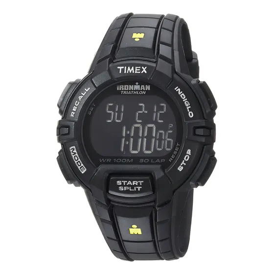 Timex Ironman 30 Vueltas Tw5m15900 100 Mts Blackout Resina