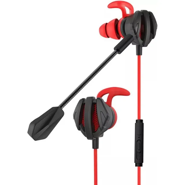 Auriculares Gamer Para Ps4 Celular Ps5 Rojo Intrauditivos