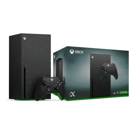 Consola Xbox Series X Edición Especial Galaxy Black 2tb Ssd Negro