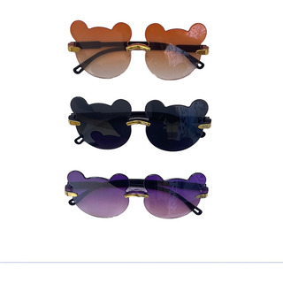Set De 3 Lentes De Sol Con Forma De Oso Colores Al Azar Set De 3 Lentes De Sol Con Forma De Oso Colores Al Azar