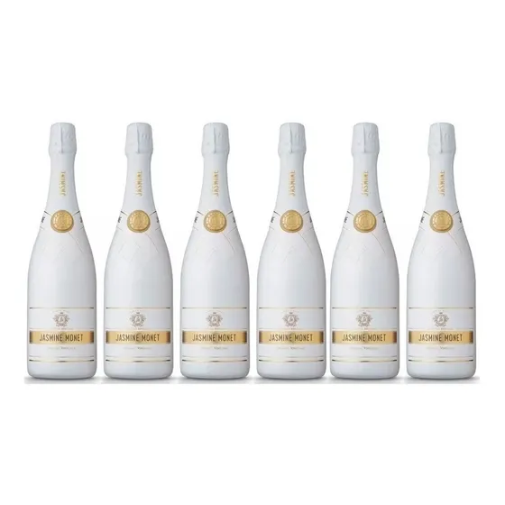 Champagne Jasmine Monet White Organic Vineyards Caja X 6