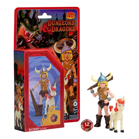 Figura Bobby & Uni Dungeons & Dragons 40 Hasbro
