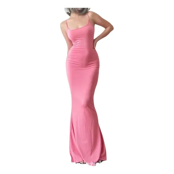 Vestido Largo Rosado