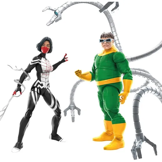 Marvel Legends Silk Y Dr Octopus - Pack De Figuras