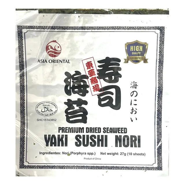 Alga Nori 10 Unidades